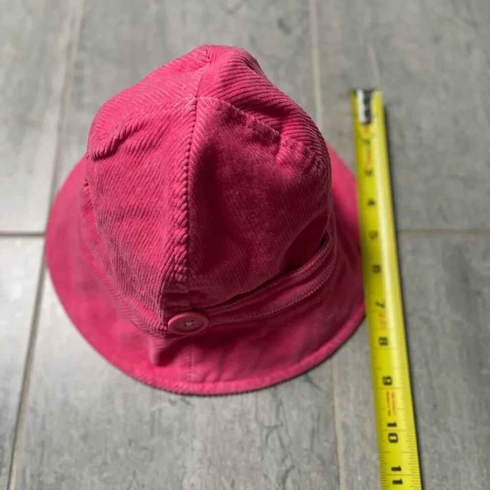 Baby Gap Corduroy Bucket Hat Lined Pink Toddler 2-3 years